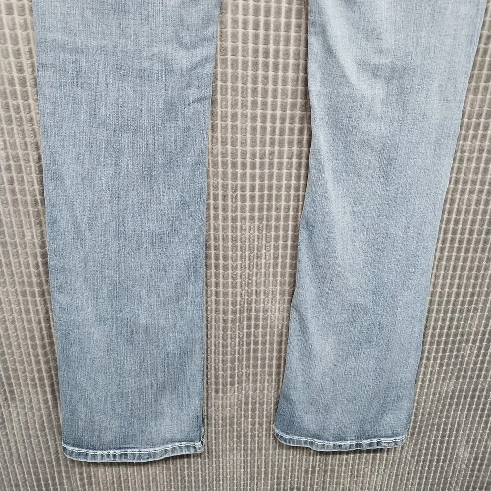 Grace in LA Jeans Women Bootcut Distressed Stretch Denim 30 Blue